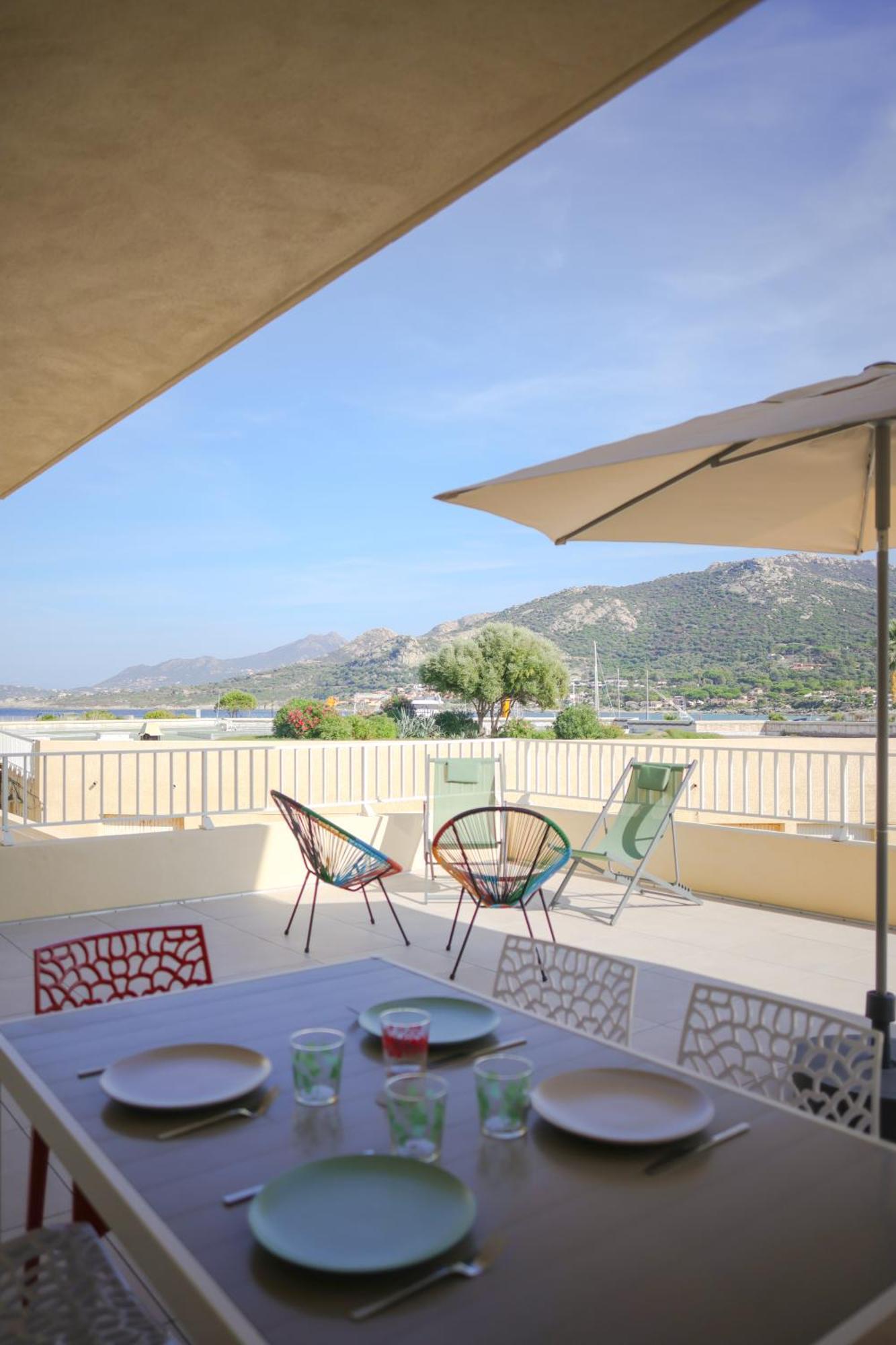 Appartement La Balagne , Bord De Mer, Grande Terrasse, Sant'Ambroggio Lumio  Dış mekan fotoğraf