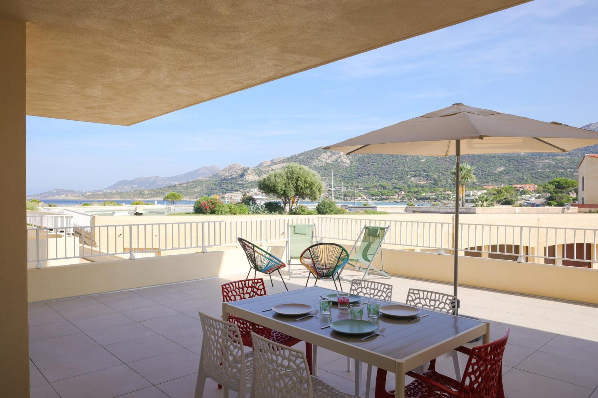 Appartement La Balagne , Bord De Mer, Grande Terrasse, Sant'Ambroggio Lumio  Dış mekan fotoğraf